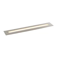 Lampy ogrodowe - QAZQA Nowoczesny reflektor szlifowany stalowy 50 cm z diodą LED IP65 - Eline - miniaturka - grafika 1