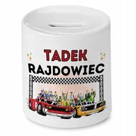 Skarbonki - Skarbonka 330 ml Dla Tadka Syna Dziecka Prezent z Nadrukiem ze Zdjęciem + Opakowanie na prezent (wzór 04) - miniaturka - grafika 1