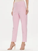 Spodnie damskie - JOOP! Spodnie materiałowe 30041579 Różowy Slim Fit - miniaturka - grafika 1