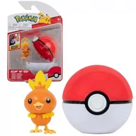 Figurki dla dzieci - Pokemon Clip N Go Torchic Figurka Pokeball - miniaturka - grafika 1