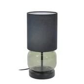 Lampy stojące - Dorme lampa stołowa 1xE27 czarna/zielona TB-63748-BL-GR - miniaturka - grafika 1