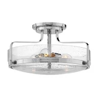 Lampy sufitowe - Natynkowa lampa szklana Harper HK-HARPER-SFM-CM-CS Hinkley chrom przezroczysty - miniaturka - grafika 1