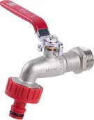 Zawory i kraniki - Perfexim Zawór kulowy czerpalny DN20 z dławikiem z szybkozłączką do węża PHA-009/S 01-009-0200-001 - miniaturka - grafika 1