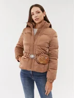 Kurtki damskie - Guess Kurtka zimowa Lucia W3BL19 WEX12 Brązowy Regular Fit - miniaturka - grafika 1