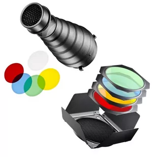 Walimex Pro Licht Former Set for pro & K 14947 - Inne akcesoria studyjne - miniaturka - grafika 1