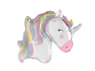 Urodziny dziecka - Balon foliowy Jednorożec - 106 cm - 1 szt - miniaturka - grafika 1