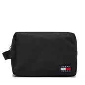 Kosmetyczki, organizery i kuferki - Kosmetyczka Tommy Hilfiger Tjm Ess Daily Nylon Washbag AM0AM12079 Czarny - miniaturka - grafika 1