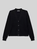 Swetry dla dziewczynek - Kurtka z dzianiny o kroju regular fit z mieszanki wiskozy model ‘MANDY’ - miniaturka - grafika 1