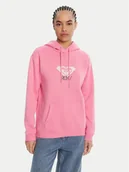 Bluzy damskie - Roxy Bluza ERJFT05020 Różowy Regular Fit - miniaturka - grafika 1