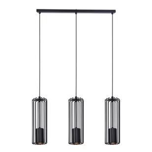 Kaja czarna lampa wisząca nad stół K-4931 FALCON 3 czarny nowoczesny żyrandol na listwie K-4931 - Lampy sufitowe - miniaturka - grafika 1