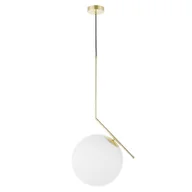 Lampy sufitowe - NOWOCZESNA LAMPA WISZĄCA KLASYCZNE ZŁOTO SORENTO D25 - miniaturka - grafika 1
