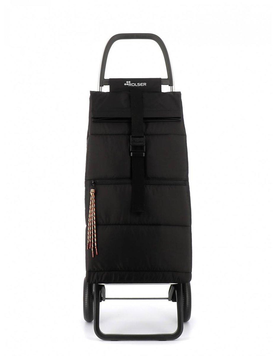 Wózek Składany Na Zakupy 2 Kołowy Rolser Big 2L Polar - Black