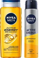 Zestawy kosmetyków damskich - Nivea Men, Active Energy, Zestaw Kosmetyków Do Pielęgnacji, 2 Szt. - miniaturka - grafika 1