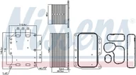 Chłodnice - NISSENS Chłodnica oleju, olej silnikowy 90922 - miniaturka - grafika 1