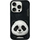 Etui i futerały do telefonów - Nimmy Etui Big Eyed Pet 2.0 Panda do iPhone 16 Pro, czarne z pandą - miniaturka - grafika 1