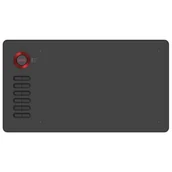 Tablety graficzne - VEIKK A15 czerwone - miniaturka - grafika 1