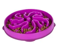 Miski dla psów - FUN FEEDER Miska plastikowa spowalniająca jedzenie LARGE fiolet [51003] - miniaturka - grafika 1