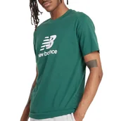 Koszulki męskie - Koszulka New Balance MT41502NWG - zielona - miniaturka - grafika 1