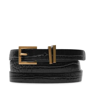 Pasek Damski Gino Rossi BLYL23004 Czarny - Paski - miniaturka - grafika 1