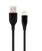 Kable USB - GEMBIRD Kabel USB - do 8 pin do ładowania i transmisji danych Premium Silicon oplot silikonowy 1.5m czarny - miniaturka - grafika 1