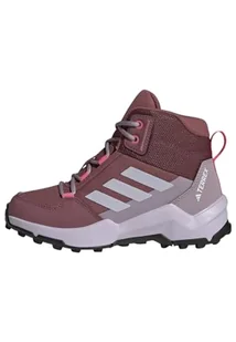 adidas Terrex Ax4r Mid buty trekkingowe dla dzieci, unisex, dla dzieci, Quiet Crimson Silver Dawn Pink Fusion, 38 EU - Buty trekkingowe dziecięce - miniaturka - grafika 1