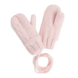 Rękawiczki dla dzieci - Cool Club, Rękawiczki dziewczęce, różowe - grafika 1