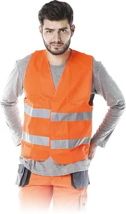 Reis, Kamizelka ostrzegawcza, pomarańczowy, rozmiar 8XL - Odzież robocza Reis, Kamizelka ostrzegawcza, pomarańczowy, rozmiar 8XL - Odzież robocza - miniaturka - grafika 1