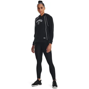 Damskie legginsy treningowe Under Armour Branded WB Leg - czarne - UNDER ARMOUR - Spodnie sportowe damskie - miniaturka - grafika 1