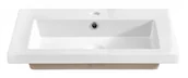 Umywalki - Elior Prostokątna umywalka ceramiczna 60 cm K8-Z61 - miniaturka - grafika 1