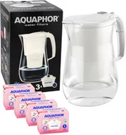 Dzbanki filtrujące - Dzbanek filtrujący wodę Aquaphor Onyx 4.2 L BIAŁY TRITAN + 4x Filtr Wkład Magnezowy - miniaturka - grafika 1