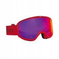 Gogle narciarskie - Salomon Four Seven Goggles, czerwony, UNI L40521900 - miniaturka - grafika 1