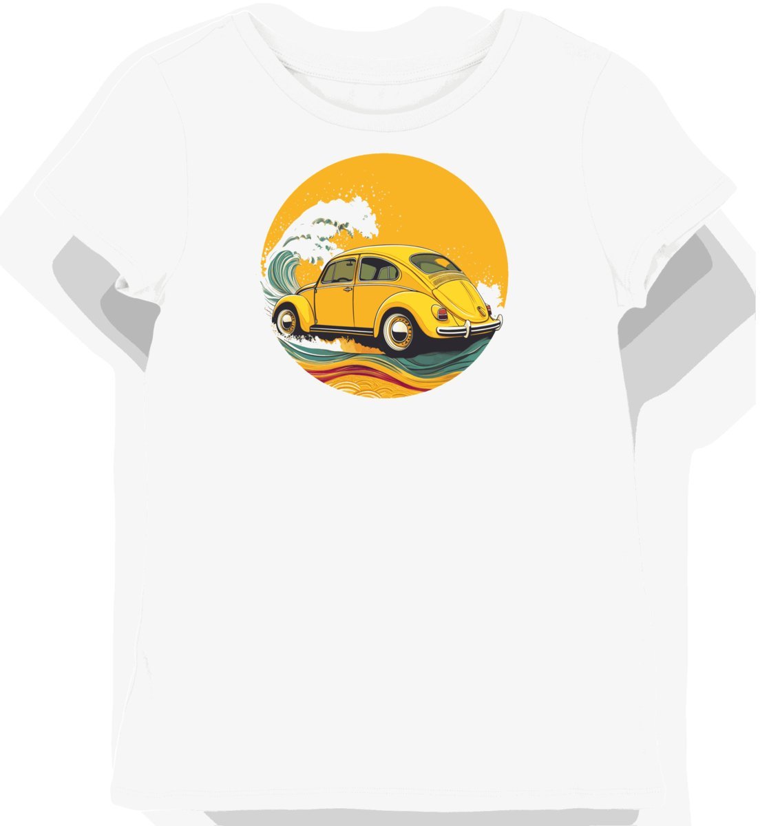 Koszulka damska biała z Klasycznym Volkswagenem L