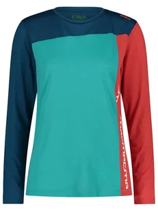 CMP Koszulka funkcyjna w kolorze czerwono-granatowo-morskim - Koszulki sportowe damskie - miniaturka - grafika 1