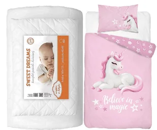 Komplet pościeli 100x135 do łóżeczka 4el z kołdrą i poduszką wyprawka - Pościel dla dzieci Komplet pościeli 100x135 do łóżeczka 4el z kołdrą i poduszką wyprawka - Pościel dla dzieci - miniaturka - grafika 1