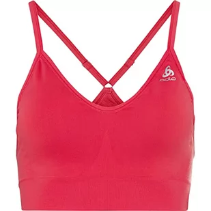 Odlo Damski biustonosz sportowy Seamless Soft 2.0, różowy (Paradise Pink), XS - Biustonosze - miniaturka - grafika 1