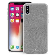 Etui i futerały do telefonów - PURO Glitter Shine Cover do iPhone 8 Silver (IPCXSHINESIL) - miniaturka - grafika 1
