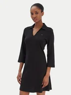 Sukienki - Tommy Hilfiger Sukienka codzienna Modern Cody WW0WW47868 Czarny Regular Fit - miniaturka - grafika 1