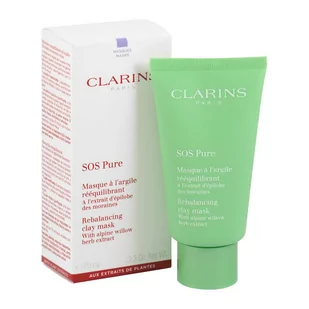 CLARINS SOS Pure - Przywracająca Równowagę Maska z Glinką - Maseczki do twarzy - miniaturka - grafika 1