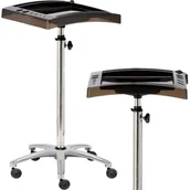 Meble fryzjerskie - Pomocnik fryzjerski wózek stolik na kółkach do farbowania T0154 do salonu kosmetycznego stolik na statywie - miniaturka - grafika 1