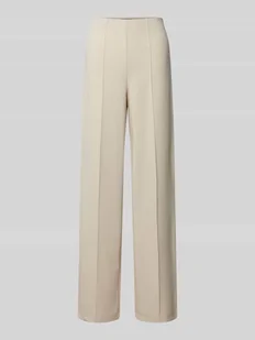 Spodnie szerokie o kroju regular fit z przeszytym kantem model ‘BECKY’ - Spodnie damskie - miniaturka - grafika 1