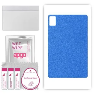 folia naklejka skórka strukturalna na TYŁ do Lenovo Tab M11 - Niebieski Pastel Matowy - apgo SKINS - Akcesoria do tabletów i e-booków - miniaturka - grafika 1