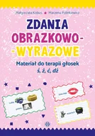 Filologia i językoznawstwo - Zdania obrazkowo-wyrazowe Materiał do terapii głosek ś ź ć d - miniaturka - grafika 1