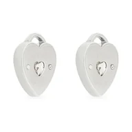 Kolczyki - Kolczyki Guess JUBE05 058JW Srebrny - miniaturka - grafika 1