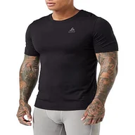 Koszulki męskie - Odlo męski suw Top Crew Neck S/S Natural 100% merin podkoszulek, czarny, s 110822 - miniaturka - grafika 1