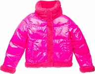 Kurtki i płaszcze dla dziewczynek - Replay Dziewczęca kurtka pikowana SG8270, 464 Fluo PINK, 16A - miniaturka - grafika 1