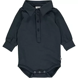 Müsli by Green Cotton Cozy Me L/S Shirt Body Płaszcz Baza Unisex Dziecko, Noc niebieski, 98 - Płaszcze damskie - miniaturka - grafika 1
