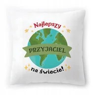 Poduszki dekoracyjne - Dla Przyjaciela Poduszka na Urodziny Prezent z Nadrukiem ze Zdjęciem - miniaturka - grafika 1