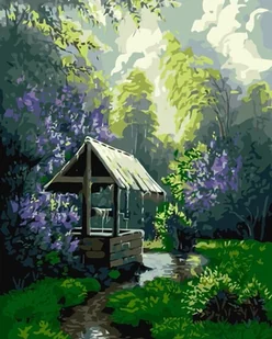 Malowanie po numerach Letni deszcz 40x50 cm - Kolorowanki, wyklejanki - miniaturka - grafika 1