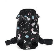 Plecaki - Slowmoose Plecak na nośne dla psów - Torby na ramię na ramię dla małych psów Czarny M - miniaturka - grafika 1