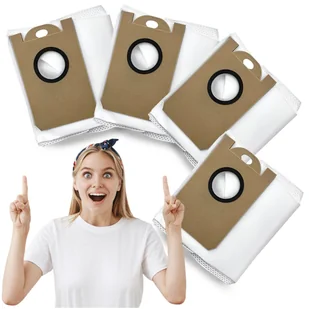 Zamiennik worek do xiaomi Viomi V9 stacji dokującej zestaw 4 worki na brud - Worki do odkurzaczy - miniaturka - grafika 1